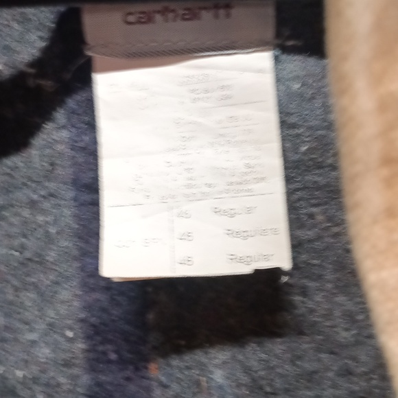 Carhatt Detroit Blankett Lined Winter Jacket Size 46R - Picture 4 of 13